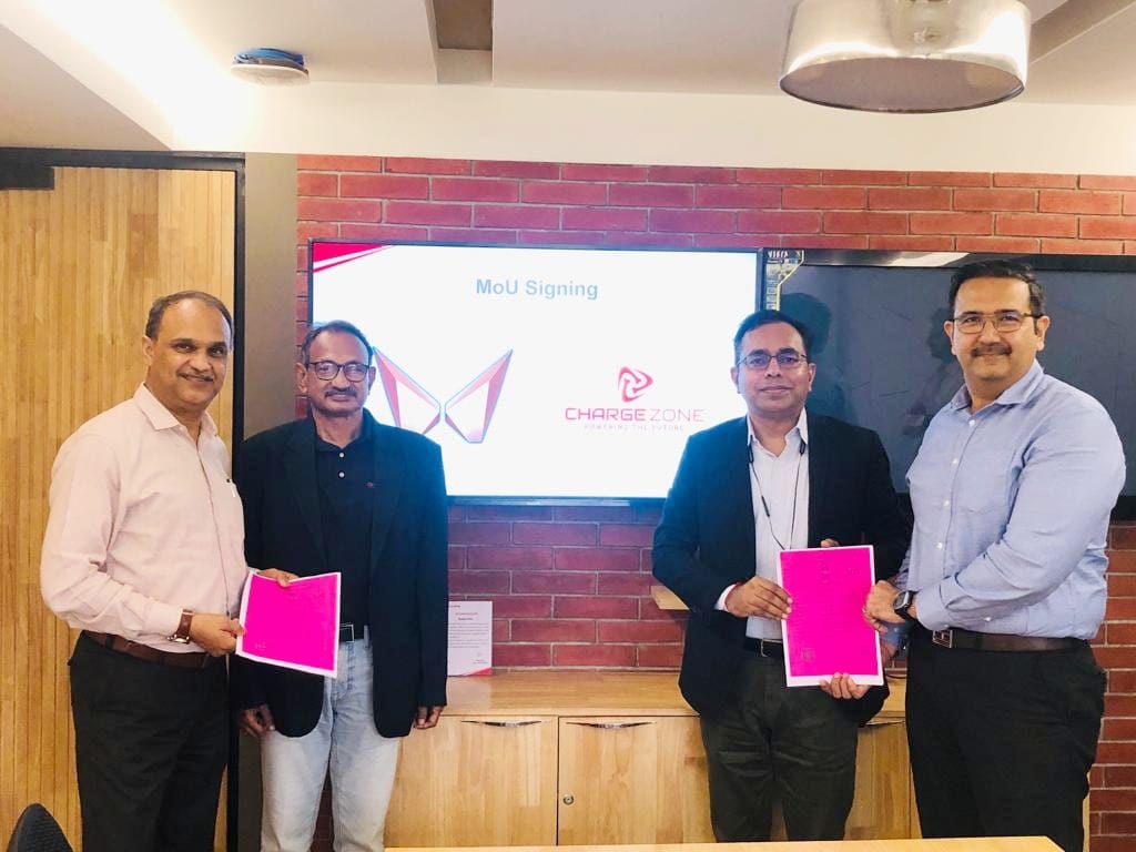 CHARGE+ZONE partners with Mahindra to set-up EV charging infrastructure for its range of EV SUVs