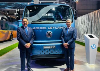 Ashok Leyland showcases  advanced mobility solutions at Auto Expo 2023