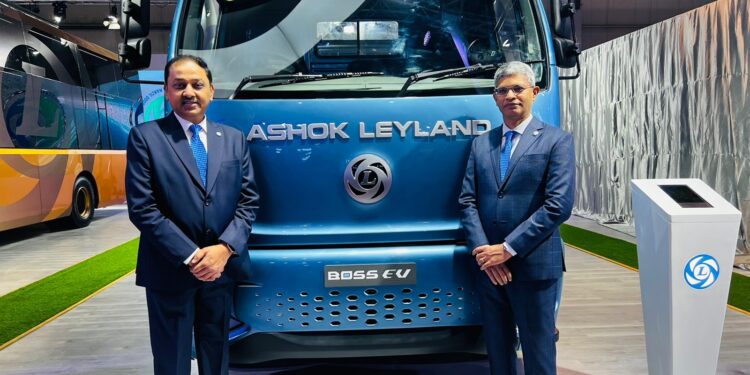 Ashok Leyland showcases advanced mobility solutions at Auto Expo 2023