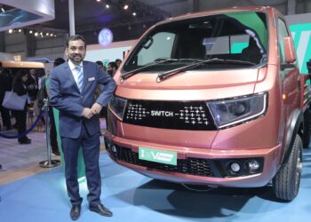 SWITCH Mobility unveils all- new  IeV series at Auto Expo 2023.