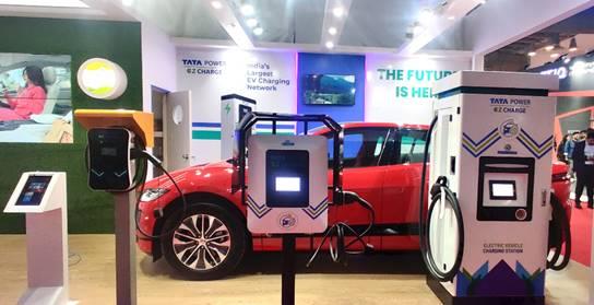 TATA Power showcases high tech EZ charge solutions at Auto Expo 2023