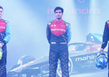 Mahindra brings Formula E to India with its Gen3 race car.