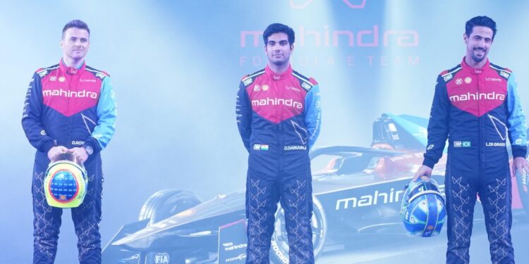 Mahindra brings Formula E to India with its Gen3 race car.