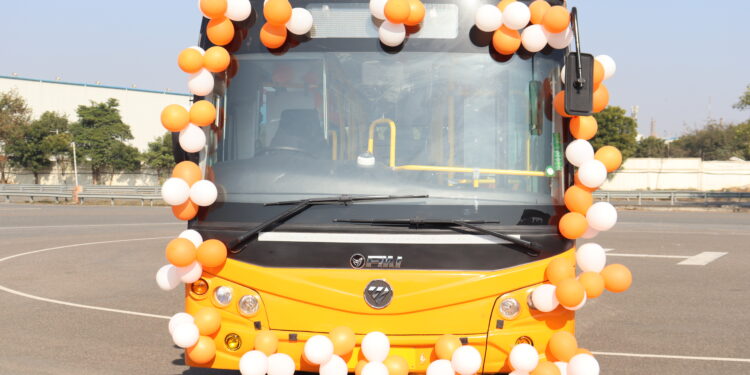 PMI Electro Mobility delivers its 1,000th electric bus in India.