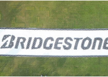 Bridgestone India Creates World Record by Using 565 Tyres to Make Largest Tyre Image – Logo&nbsp;