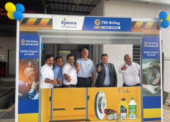 Brakes India inaugurates TVS Girling’s 100th ‘Qik’ Brake Service center in India.