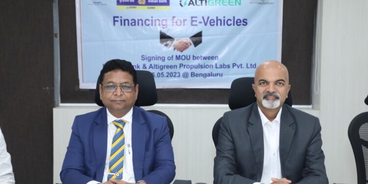 Altigreen partners with Indian Bank to provide Retail Finance solutions