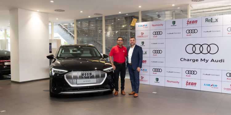 CHARGE+ZONE partners with Audi India to introduce ChargeMyAudi for e-tron owners