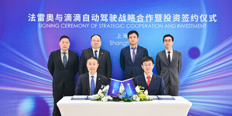 Valeo and DiDi Autonomous Driving to jointly develop intelligent safety solutions for robotaxis