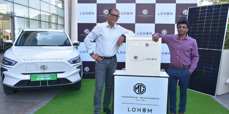 MG Motor India and LOHUM Collaborate for ‘Second Life’ EV Battery Solution