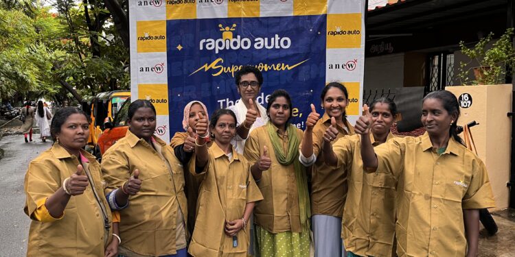 Rapido Auto and ANEW Collaborate to Empower Underprivileged Women in Chennai