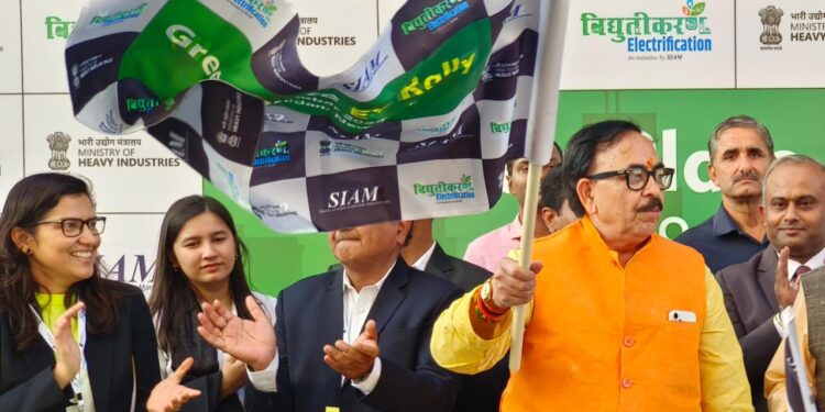 SIAM’s ‘Green Plate EV Rally’ Paves the Way for Sustainable Mobility