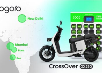 Gogoro Launches Battery Swapping Ecosystem in India and Unveils India-made CrossOver Smartscooter
