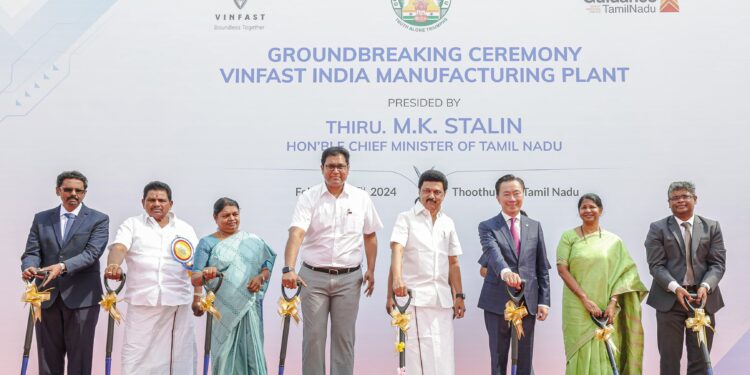 VinFast breaks ground on its Integrated Electric Vehicle Facility