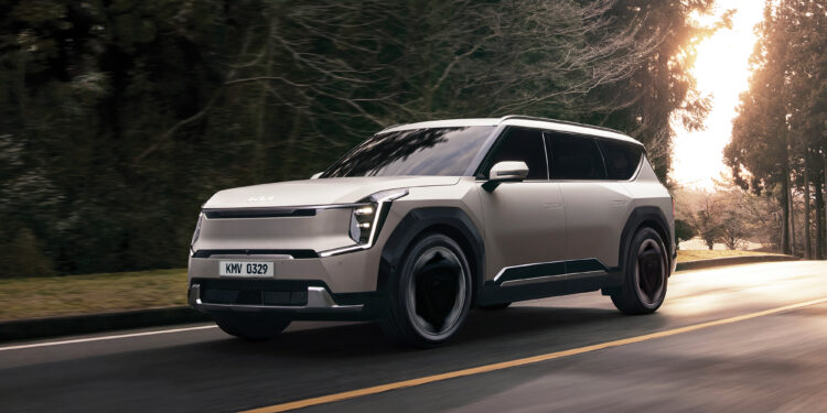 Kia EV9 selected as a Top Three in the World finalist in twin 2024 World Car Awards categories