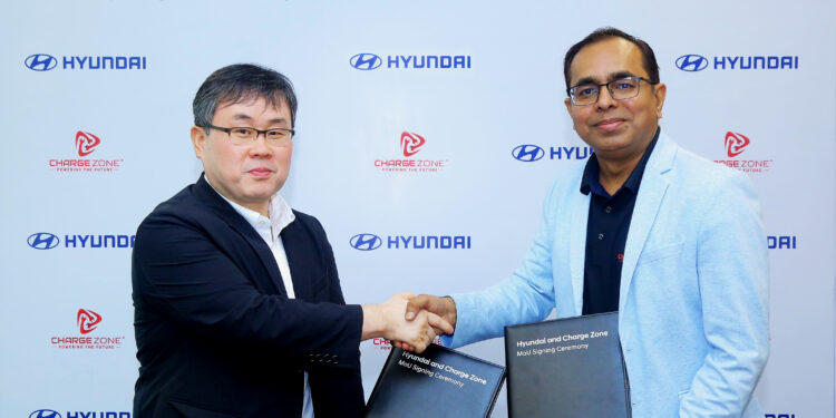 Hyundai partners with CHARGE ZONE to Install high speed EV-Chargers