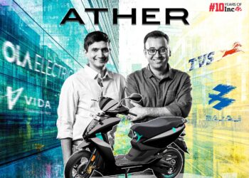 Ather Electric lowers its IPO valuation from 17,000cr to 14,000cr.