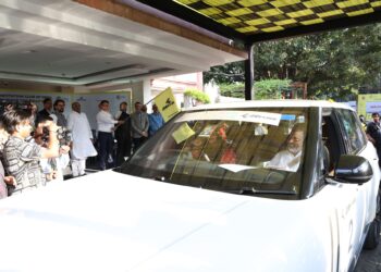 JK Tyres constitution club car rally marches for road safety