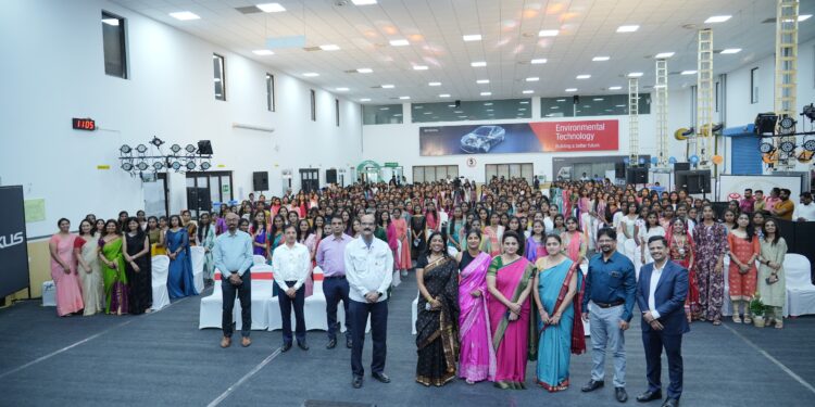 Toyota womens day activity on work life balance & talent nurturing