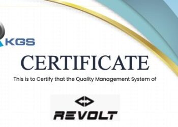 Revolt Motors Earns ISO 9001:2015 Certification