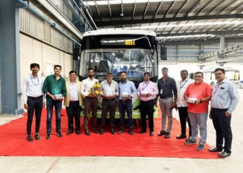 Olectra provides 9 metre e-buses for Microsoft India’s zero-emission employee transportation.