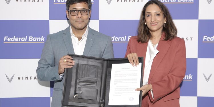 VINFAST INDIA PARTNERS WITH FEDERAL BANK TO STRENGTHEN DEALER FINANCING ECOSYSTEM
